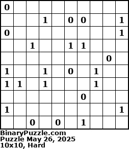 Binary Puzzle