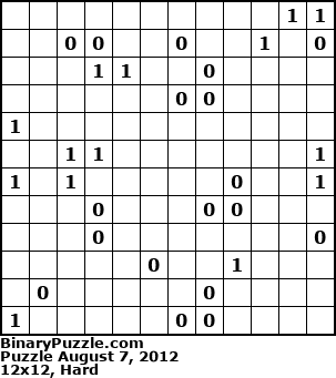 Binary Puzzle