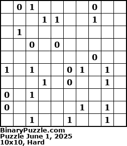 Binary Puzzle
