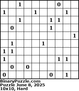 Binary Puzzle