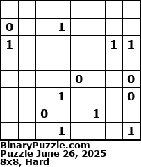 Binary Puzzle