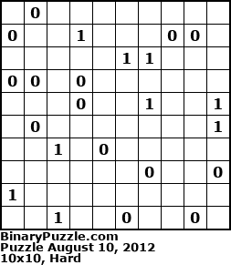 Binary Puzzle