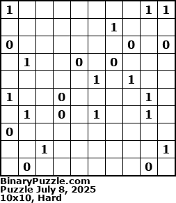 Binary Puzzle
