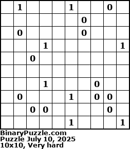 Binary Puzzle