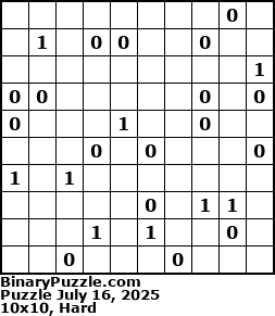 Binary Puzzle