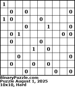 Binary Puzzle