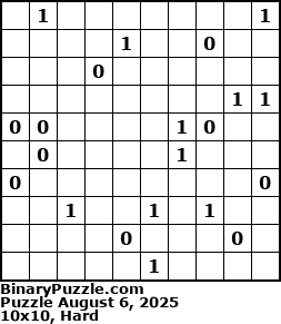 Binary Puzzle