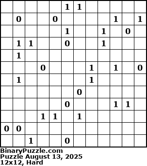 Binary Puzzle