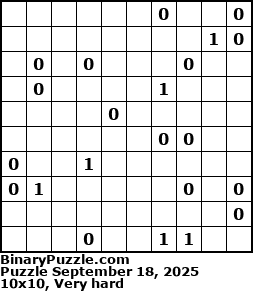 Binary Puzzle