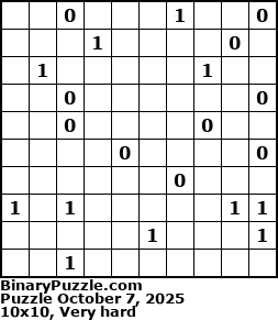 Binary Puzzle