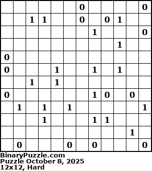 Binary Puzzle