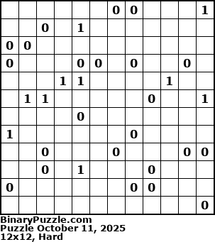 Binary Puzzle