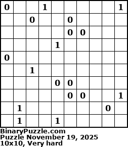 Binary Puzzle