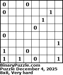 Binary Puzzle