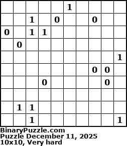 Binary Puzzle