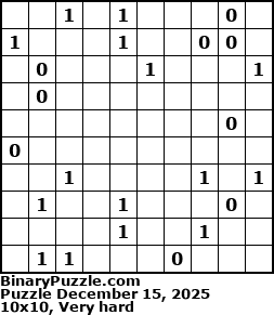 Binary Puzzle