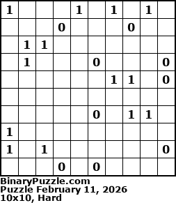 Binary Puzzle