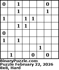 Binary Puzzle
