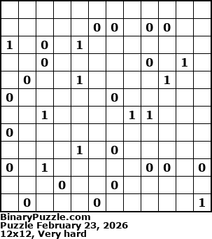 Binary Puzzle