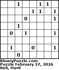 Binary Puzzle