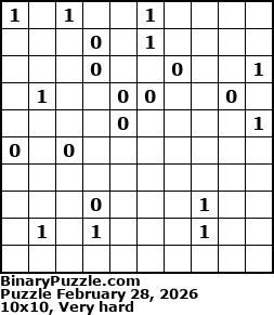 Binary Puzzle