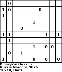 Binary Puzzle