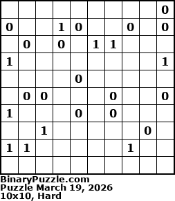 Binary Puzzle
