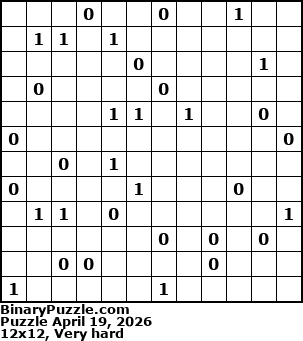 Binary Puzzle