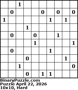 Binary Puzzle