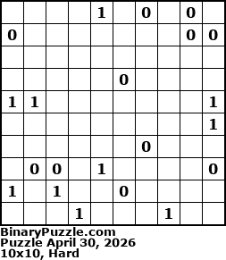 Binary Puzzle