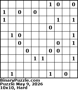 Binary Puzzle