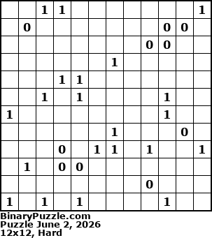 Binary Puzzle