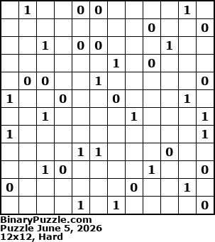 Binary Puzzle