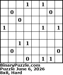 Binary Puzzle
