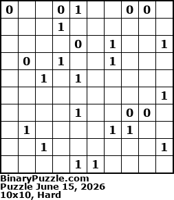 Binary Puzzle
