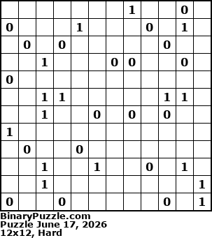 Binary Puzzle