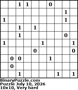 Binary Puzzle