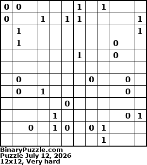 Binary Puzzle