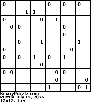 Binary Puzzle