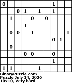 Binary Puzzle
