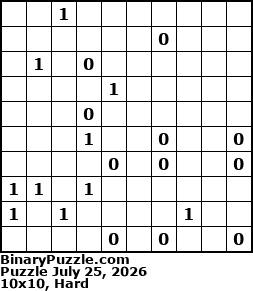 Binary Puzzle