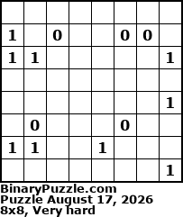 Binary Puzzle