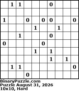 Binary Puzzle