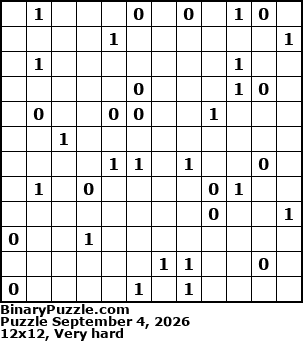 Binary Puzzle