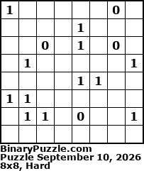 Binary Puzzle