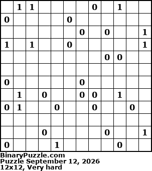 Binary Puzzle