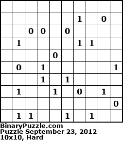 Binary Puzzle