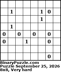 Binary Puzzle