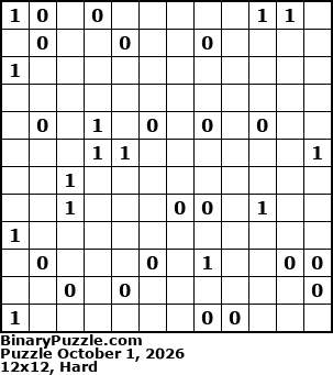 Binary Puzzle