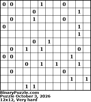Binary Puzzle